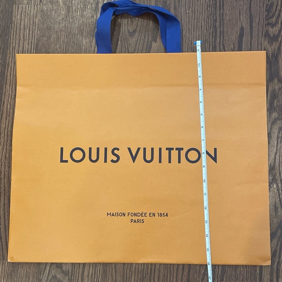 Louis Vuitton Handbags - Louis Vuitton orange shopping bag 19 in wide 16 in tall